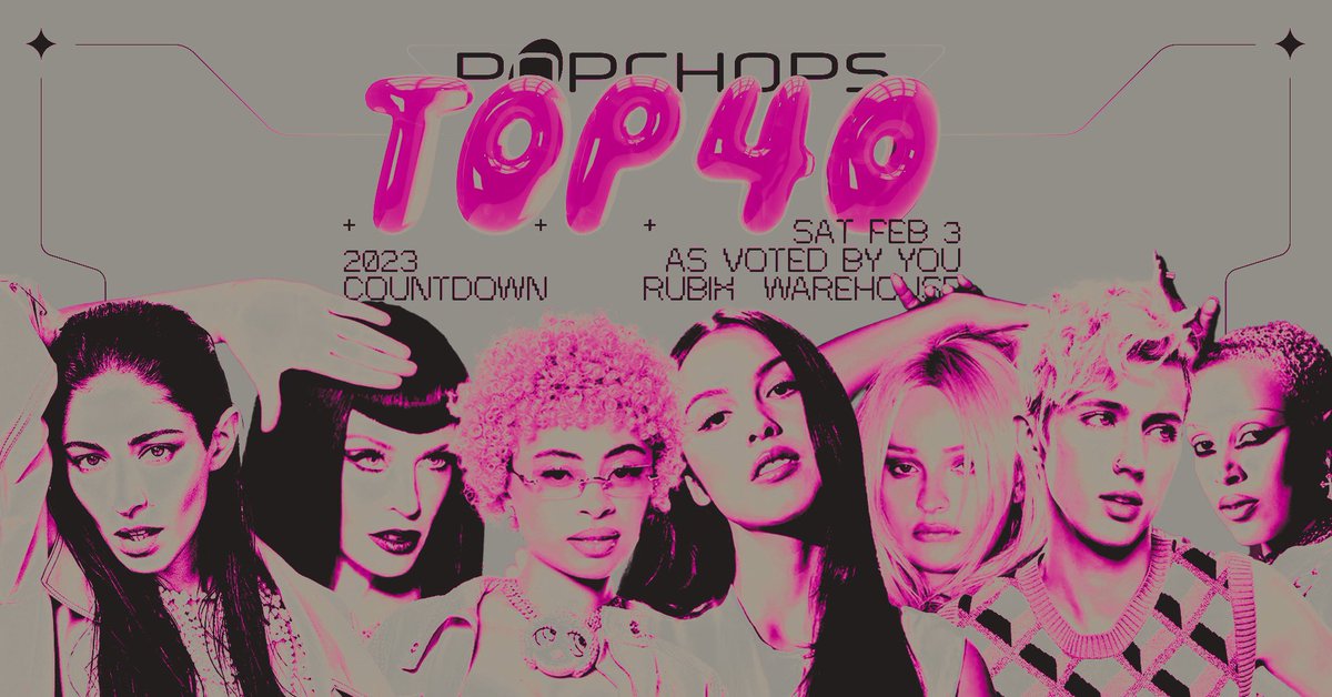 popchopsHQ's tweet photo. We’re going on tour and kicking it off at home! TOP40 countdown as voted by you. Ticketing and voting links in bio 💗 https://t.co/wpDzal6FK4