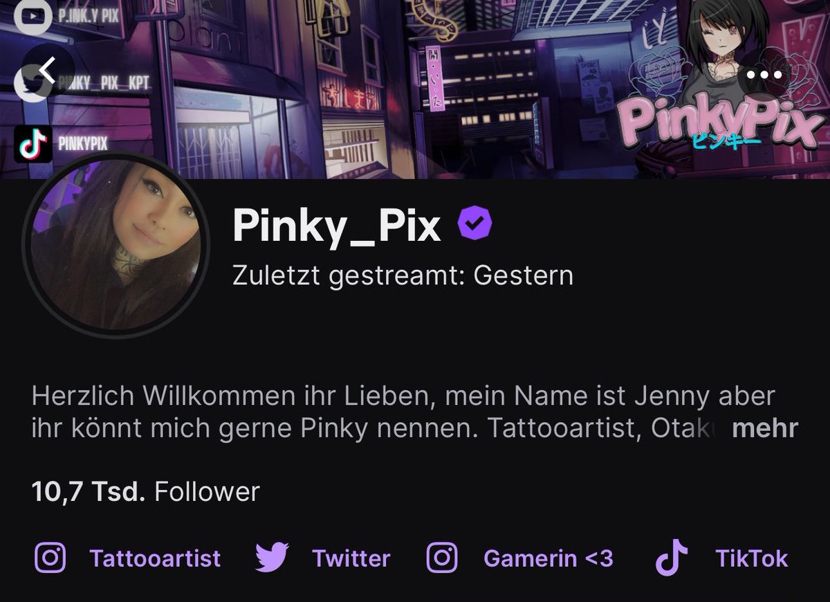 KptPix's tweet photo. 3 Jahre Twitch und dann seit gestern endlich den Partner geschafft 💜
Ich weiß immernoch nicht was ich sagen soll außer dickes Dankeschön an alle für den krassen Support und einfach alles 💜 https://t.co/Bg3c0jIaK0