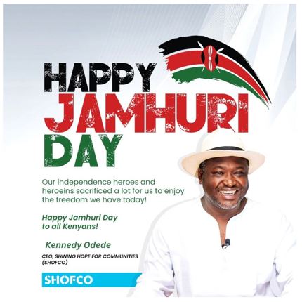 As we celebrate Kenya's independence, let's renew our commitment to empowering communities. #socialjustice #equityandinclusion #HappyJamhuriDay