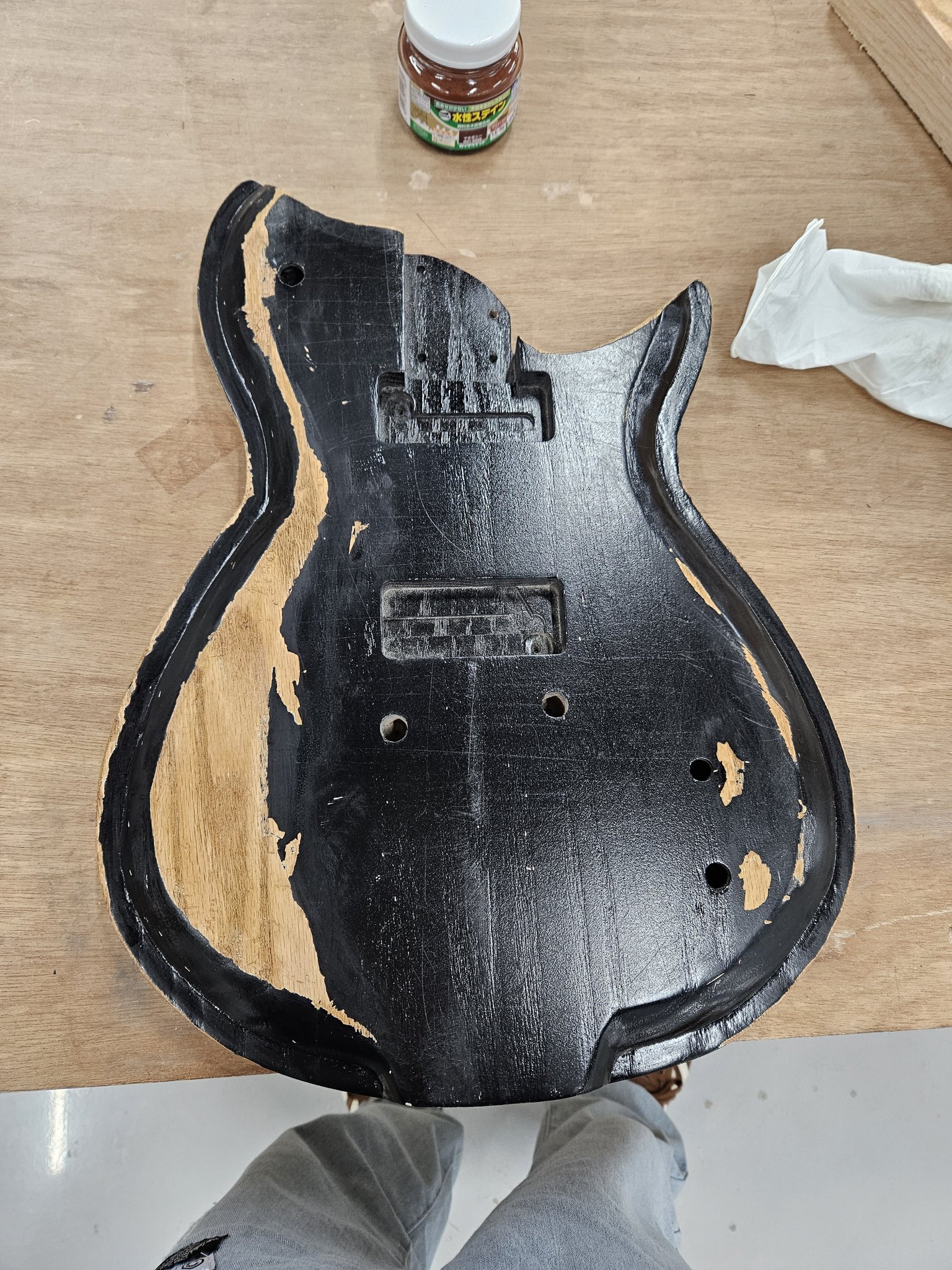 【自作】Fano RB6 ピックガード ギター自作】King Gnu常田大希氏使用ギターfano RB6 自作して