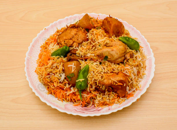 MasroorAnwar13's tweet photo. "Indulging in the exquisite flavors of #Biryani tonight – a symphony of aromatic spices, fragrant basmati rice, and tender meat or vegetables. Pure culinary bliss! 😋🍛 #Foodie #foodlovers https://t.co/M4mZxXrMY1