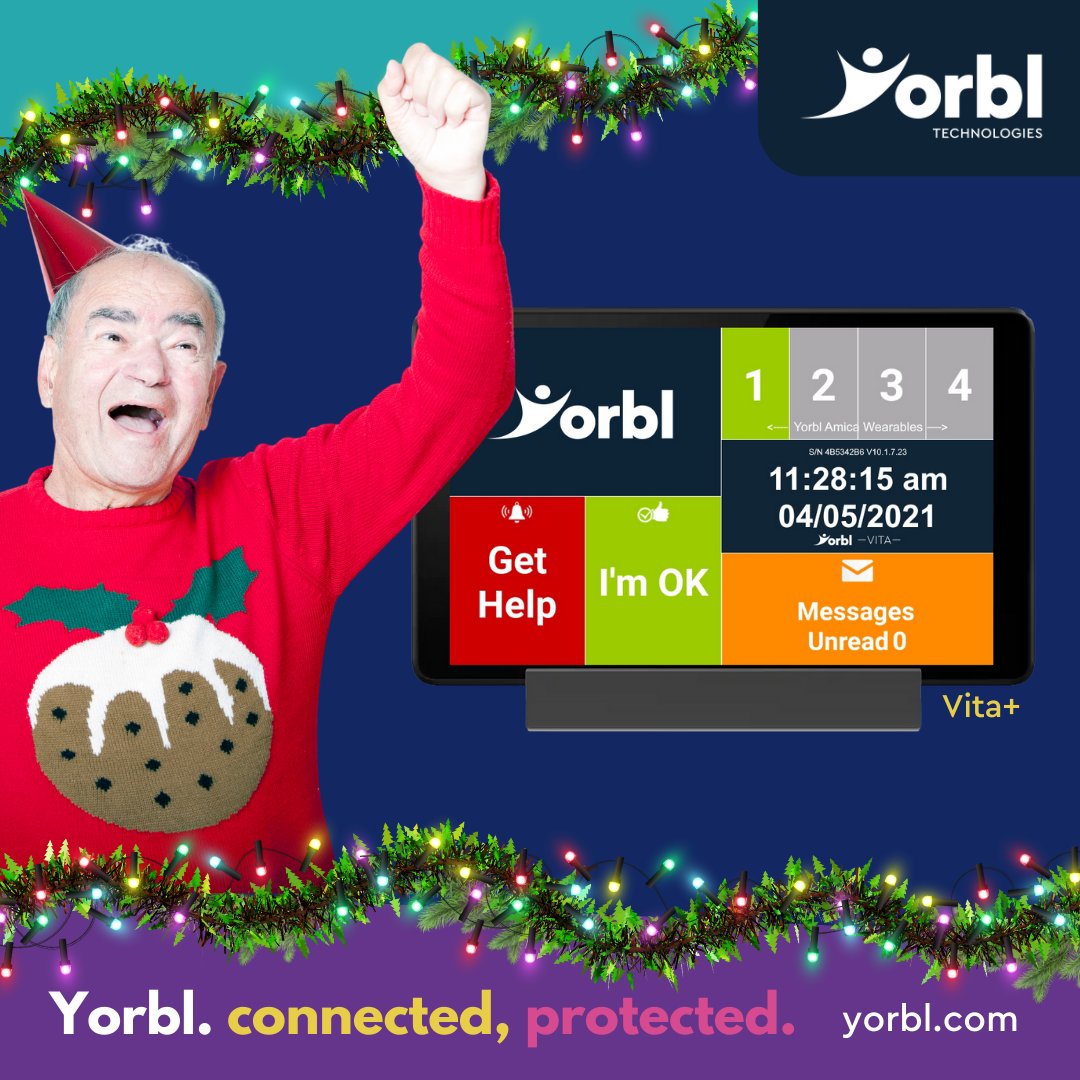 YorblTech's tweet image. 🎄✨ Merry Christmas from Yorbl! ✨🎄

Spread the holiday cheer with the gift of safety and connectivity! Introducing the Yorbl Vita+, our flagship Digital Dispersed Alarm System: ow.ly/TKTe50Qhlil🎉

🌟 #YorblVitaPlus #ConnectedAndProtected #HappyHolidays #TECS #Telecare