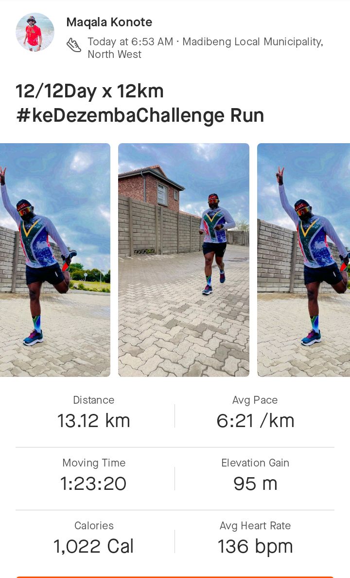 12/12 Day 100% Completion #keDezembaChallenge #RunWithTbag4Charity
#IPaintedMyRun #TrapnLos #FetchYourBody2023 #RunWithTumiSole
