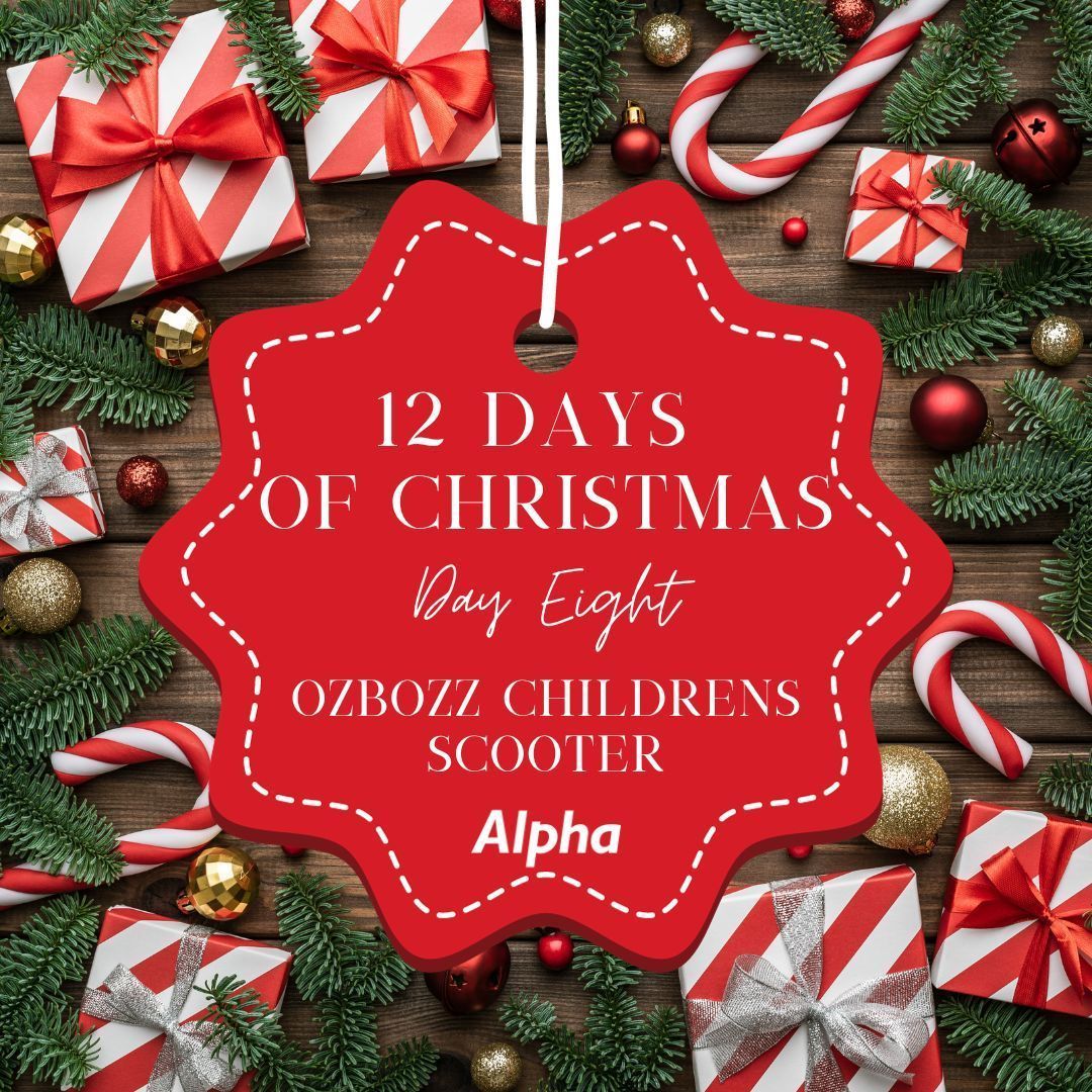 Day 8 of our 12 Days of Christmas Giveaways!

Reply to this tweet with a 🛴 emoji and we will randomly select a lucky winner to receive a children's Ozbozz Scooter, just in time for Christmas.