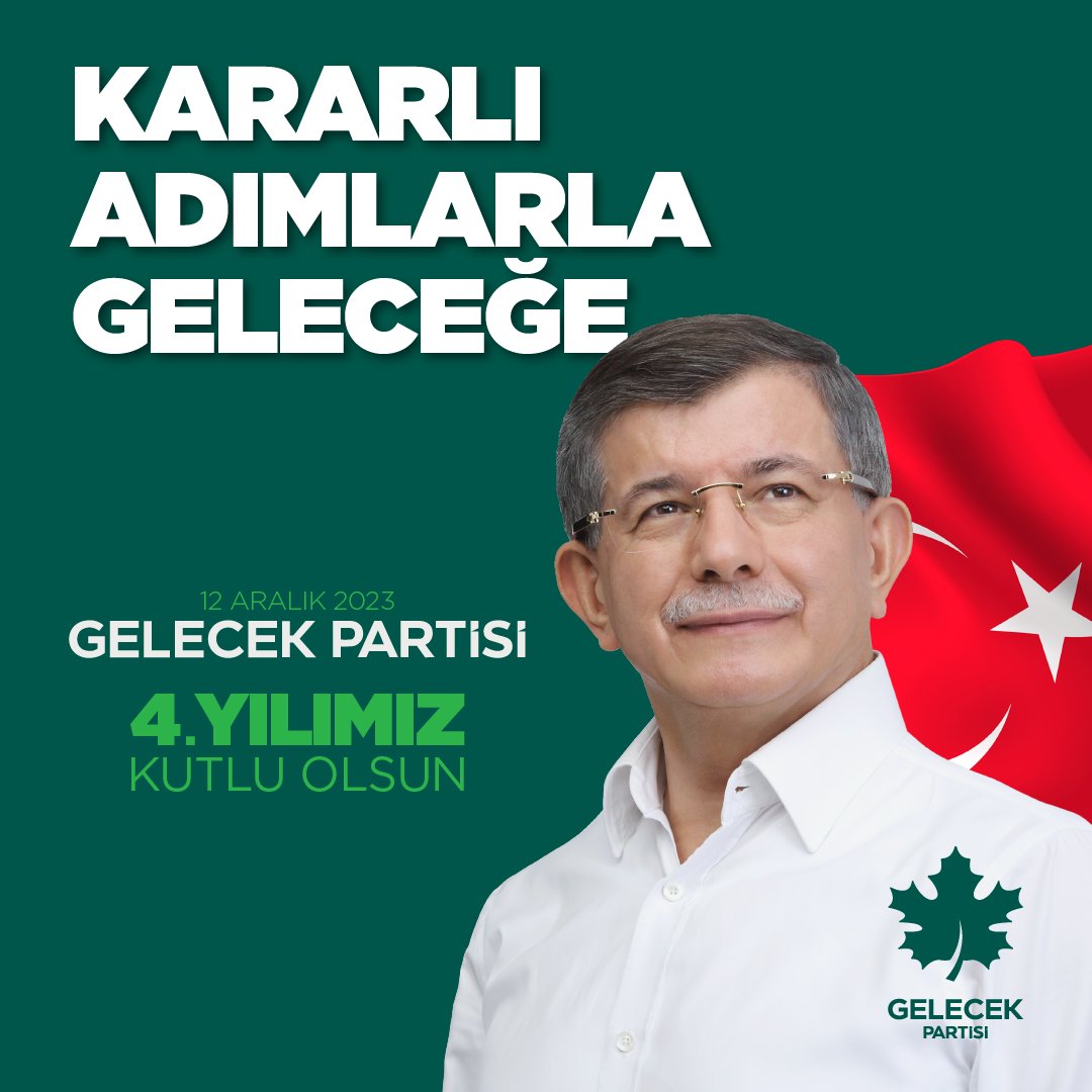 Kararlı Adımlarla Geleceğe

4. Yılımız Kutlu Olsun!
#Adana #Sarıçam #GelecekPartisi #AhmetDavutoğlu 

@Ahmet_Davutoglu 
@akyzvolkan
@KurumogluAli