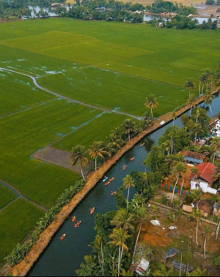 15 Indian Villages that are Extremely Beautiful

1. Kuttanad Village, Alappuzha Kerala