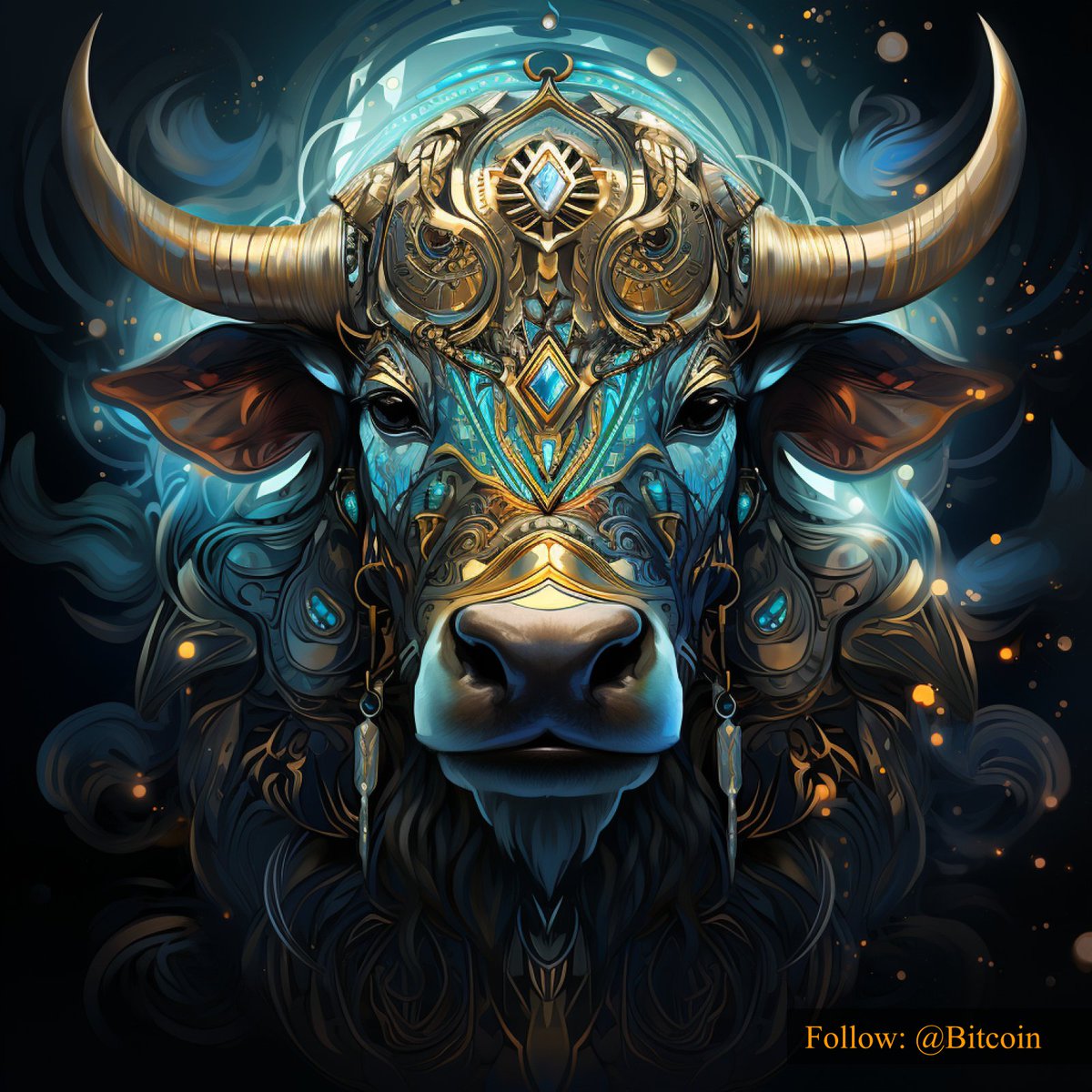 Bitcoin's tweet image. Market cycles provide us wisdom in the journey. The patient bull returns, not just stronger, but wiser, ready to navigate the next cycle with insight. #Bitcoin #BullishWisdom