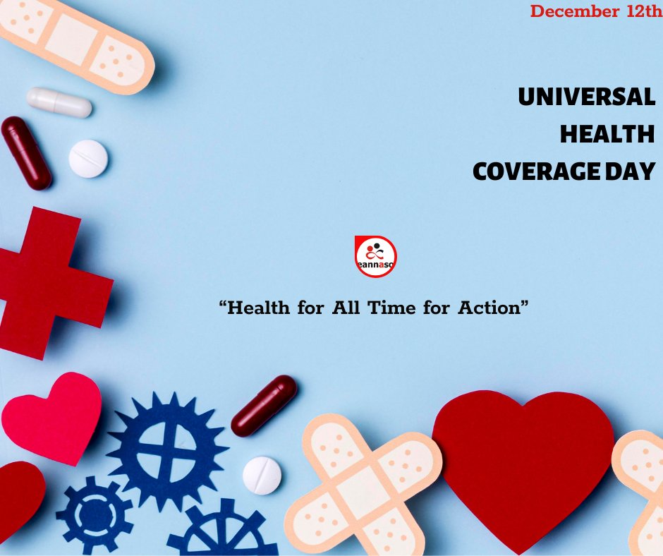 As per @WHO #UniversalHealthCoverageDay 'is observed on 12 December every year to emphasize the need for a health care system that provides equitable and good health care along with financial protection to everyone who needs it, close to where they live.' As @eannaso we are…