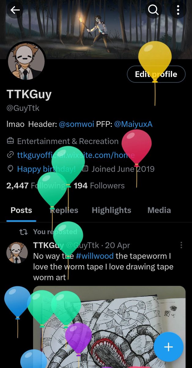 GuyTtk's tweet photo. Obligotary "why balloons" joke https://t.co/8hWmI3b3HC