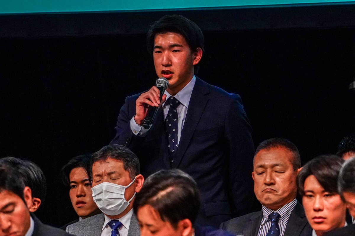【#箱根駅伝 記者発表】
#日体大 赤池陸主務
「ここまで繋いだタスキは誇りです。強い日体大を見せられるよう頑張ります」