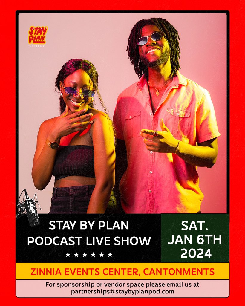 🚨Brace yourselves for an exciting live podcast show like never before‼️🔥🚨 
Set your reminders to January 6th because you do not want to miss this!

#staybyplanpod #podcastlive