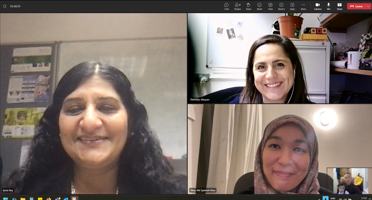 Congratulations to the newly appointed Dr <a href="/NikAliaa/">Nik Aliaa</a> on passing her PhD viva! Many thanks to <a href="/ipsita2015/">Ipsita Roy</a> and @ParhizkarMaryam for hosting the (Malaysian) late night assessment! <a href="/ucleastman/">UCL Eastman</a>