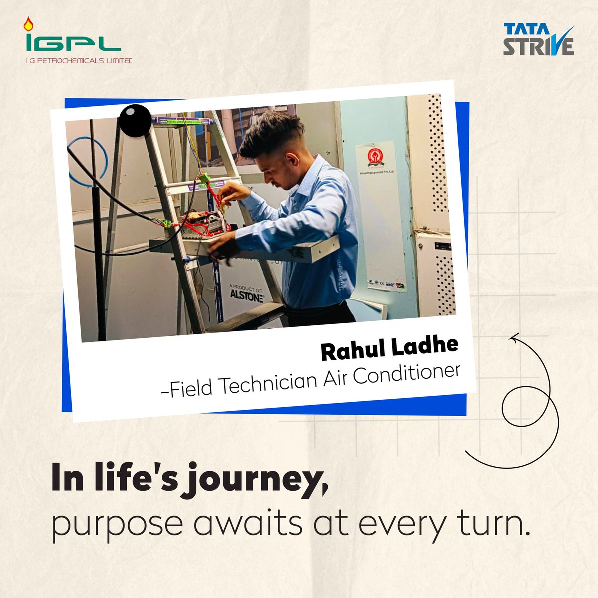TataSTRIVE's tweet photo. Want to know Rahul's unique journey?
Click the link here - https://t.co/xAQjZGA52M
#TataStrive #TataGroup #TataInitiative #ItAllStartsWithASkill #skilldevelopment #skillbuilding #skill https://t.co/1nZHWdc4Wp