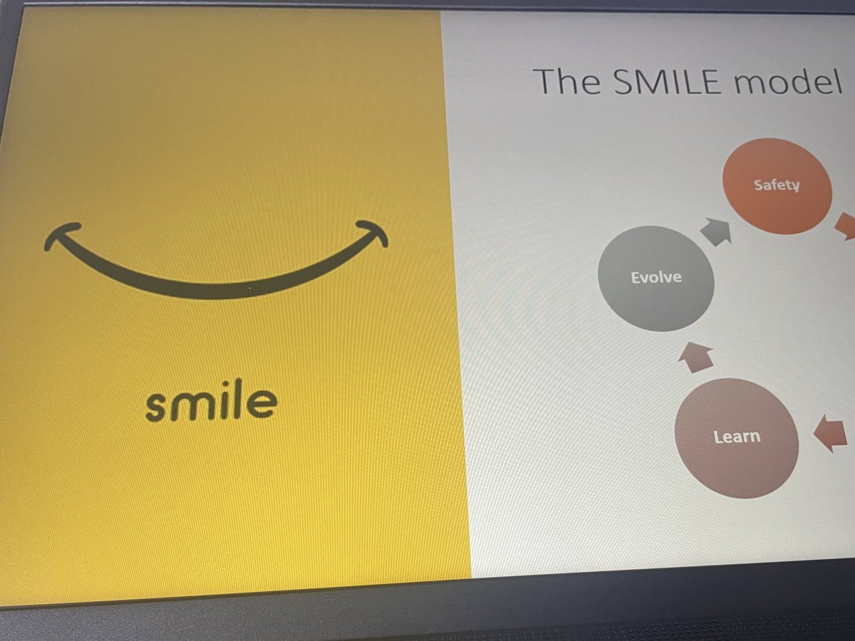 1/2 Wonderful to share an enriching reflective space exploring how managers can support neurodivergent social workers yesterday with Westmidlands Tranining Partnership & @ND_SWgroup Deb explored her SMILE model, which supports managers to create an inclusive workspace/culture