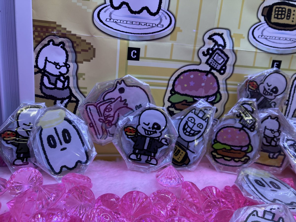 1階プライズコーナー新製品】 UNDERTALE スタンド付きアクリルプレート