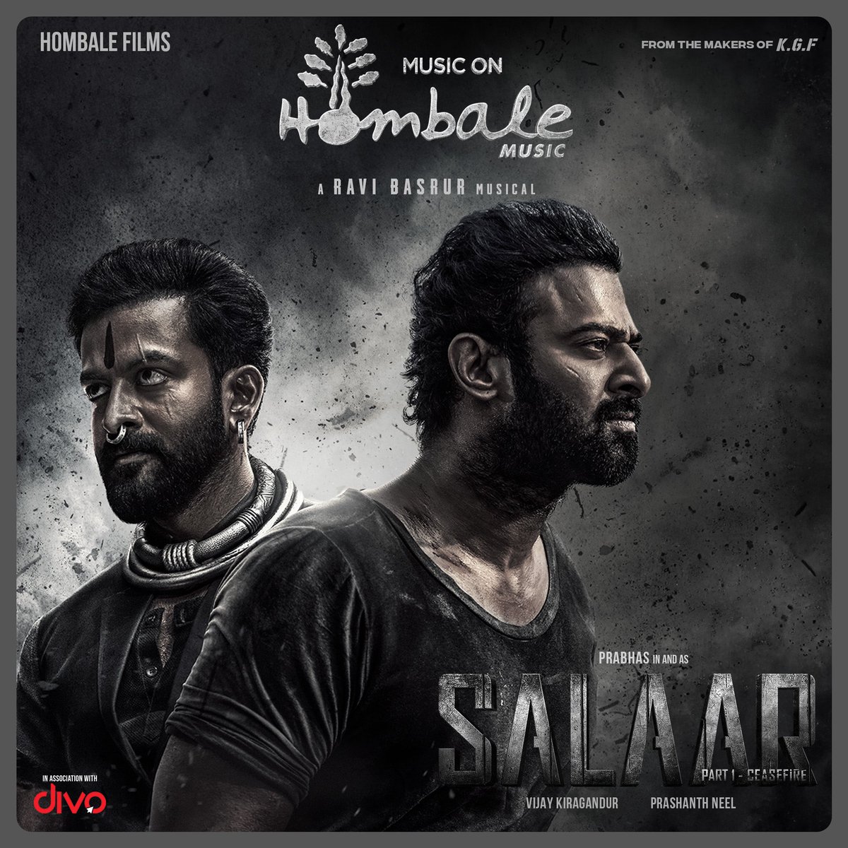 Excited to bring the #SalaarCeaseFire Music to you on our #HombaleMusic 🎶

Get ready for an epic musical journey. #SalaarFirstSingle announcement TODAY.

Music by @RaviBasrur 🎶

Subscribe & Stay Tuned: bit.ly/HombaleMusic

#Salaar #Prabhas #PrashanthNeel @PrithviOfficial…