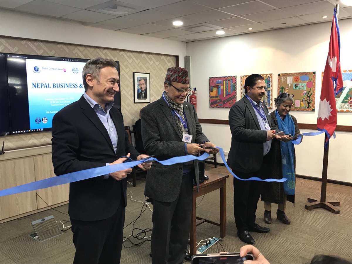 Happy to launch the Nepal Business&Disability Network, being the 38th national network joining the Global Business&Disability Network. It will work to construct a labour market that is truly inclusive for people with disabilities. Thanks @globalcompact Nepal & @ILO_Nepal