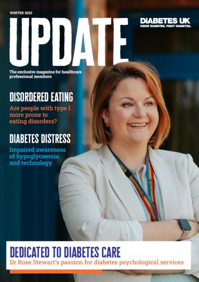 Coming soon to a desk near you…
V proud that <a href="/DiabetesUKProf/">Diabetes UK Professionals</a> have made me the first psychologist on the cover of Update magazine. Fab to see an issue with so much #DiabetesPsychology content and putting <a href="/DPsychNetwork/">Diabetes Psychology Network</a> in the spotlight 💙