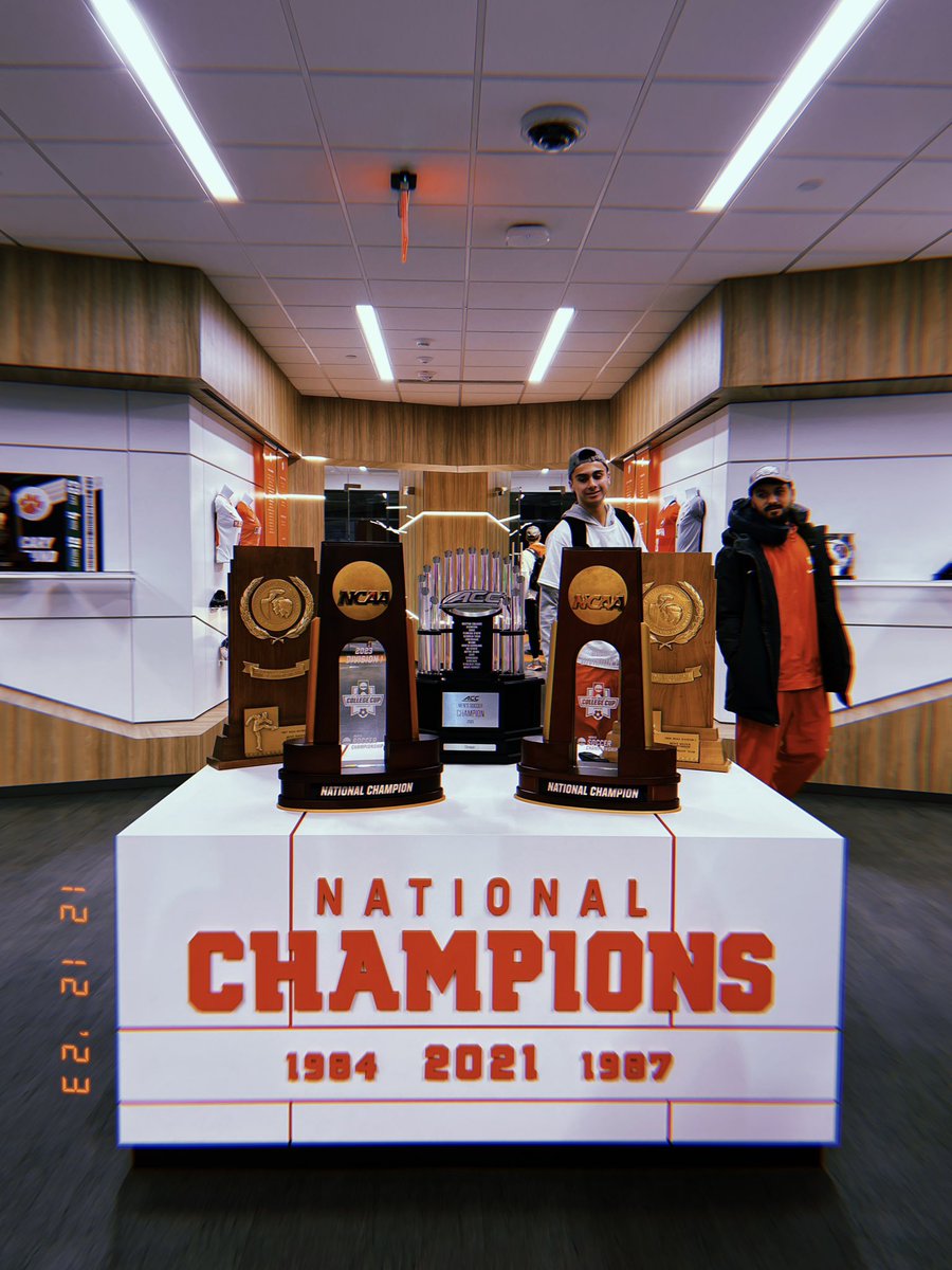 ClemsonMSoccer's tweet photo. 📍Clemson, SC

In its rightful place 🏆

#ClemsonUnited https://t.co/ZiOAh5uBxV