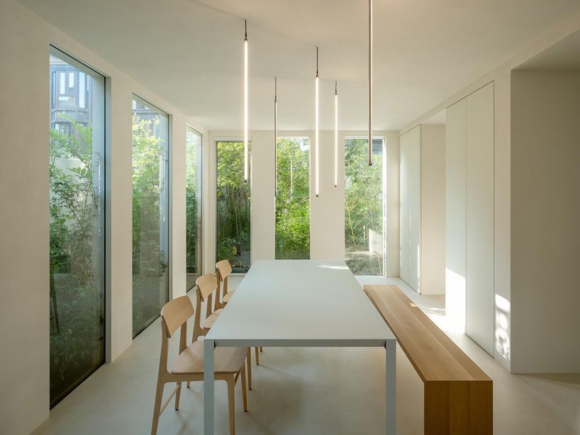 designboom's tweet photo. HAS design &amp; research hides this 'forest villa' among lush gardens 🌿 https://t.co/oWmKWTxuLc