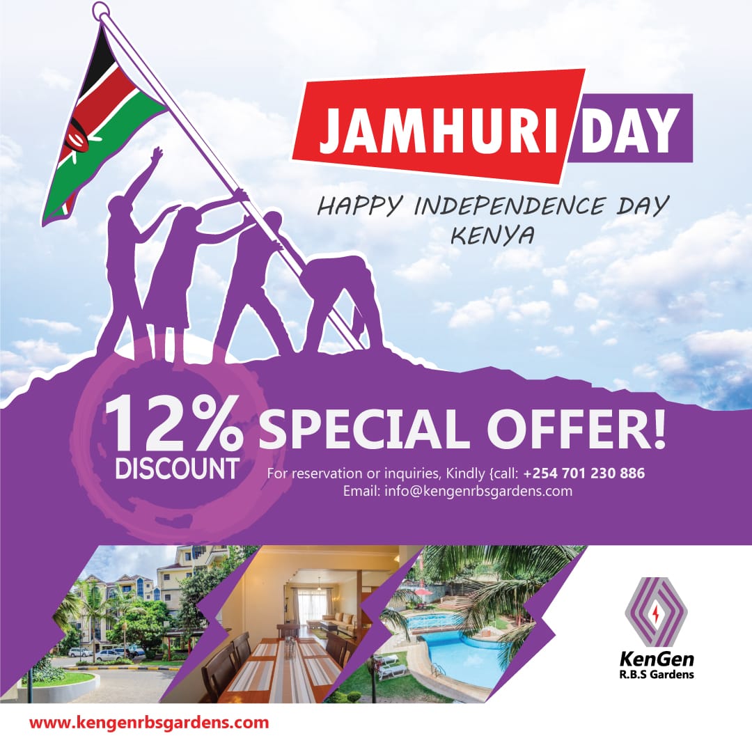Happy Jamhuri from RBS Gardens 
#JamhuriDay2023 #JamhuriDay #kenyaindependence #Kenya #IndependenceDay