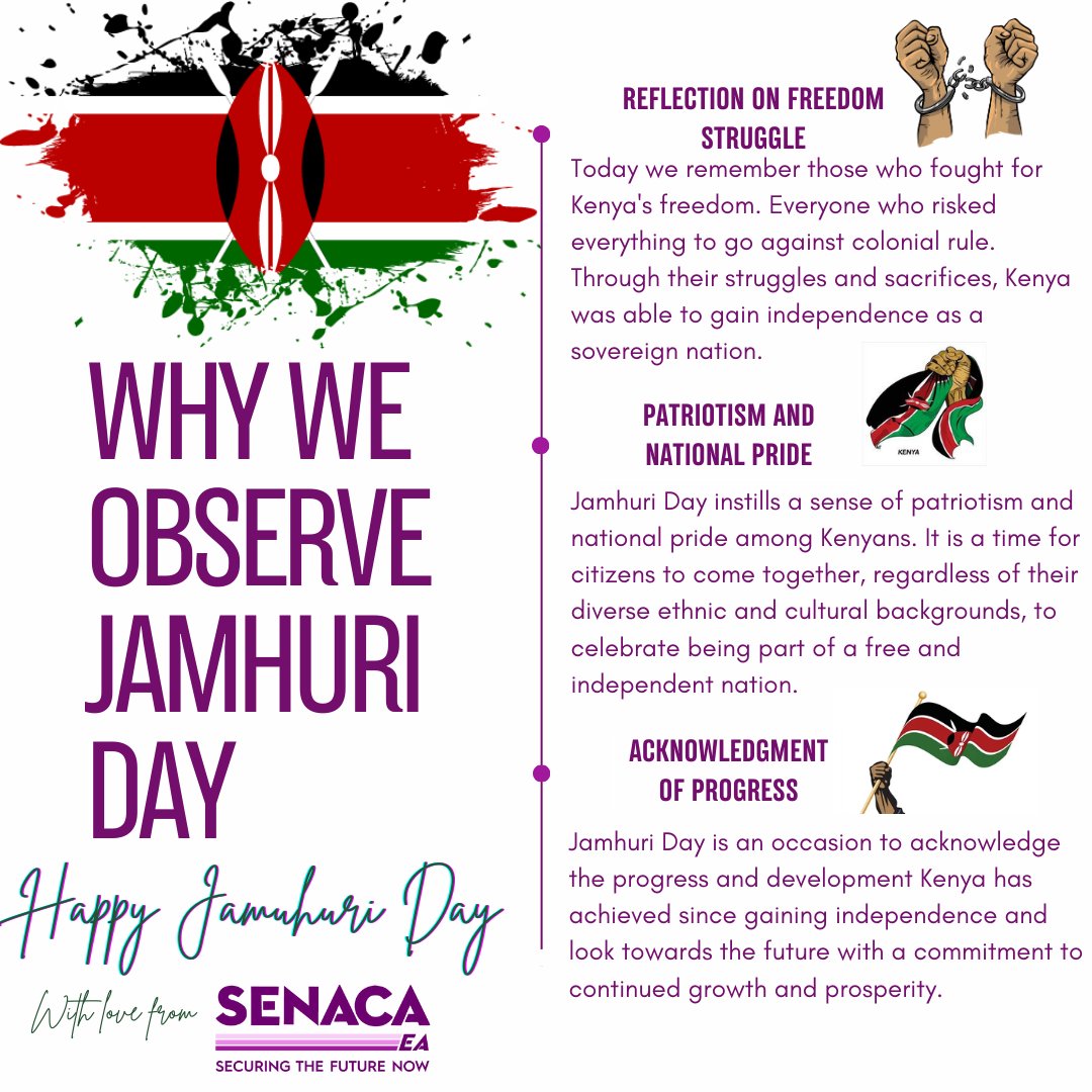 Why do you celebrate Jamhuri Day? Let usknow in the comments. #JamhuriDay #JamhuriDay2023 #SafetyFirst #security #kenyaindependence