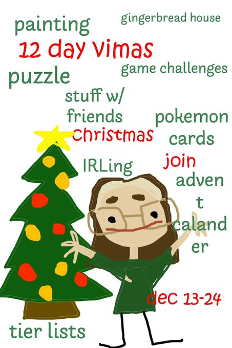 12 DAYS OF VIMAS, STARTING THID WEDNESDAY, DECEMBER 13TH!!! https://t.co/lbh1LzfrEy<a href="/tag/fnaf"class="tags"><span>#fnaf</span></a>