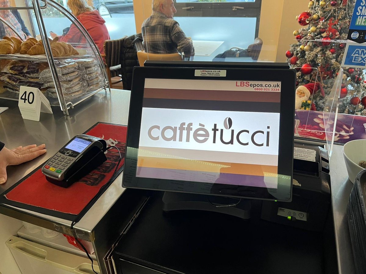 Caffe Tucci, a popular coffee shop in the thriving area of Gloucester Docks, rang us at 9am with a service call. Their till was down at the busiest time for Christmas shopping. By 2pm the same day, we installed a new Epos system and they were up &amp; running again. #EPoS #ICRTouch