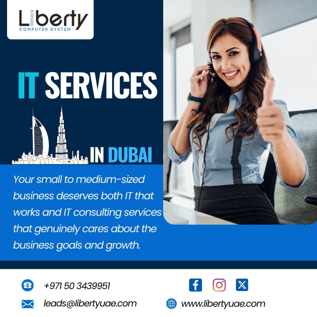 LibertyLLC2's tweet image. Leading IT Services in Dubai - Experts in cutting-edge solutions, cybersecurity, and seamless technology integration for businesses. Elevate your operations with our reliable support and innovative IT solutions.

🌐libertyuae.com

#libertyuae #DubaiTechSolutions