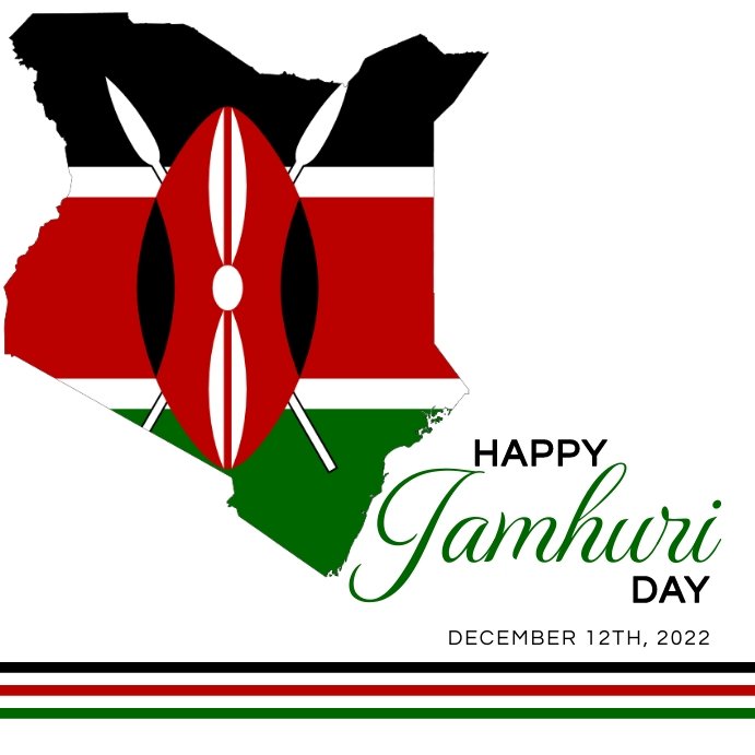 to all Kenyan friends and colleagues celebrating 60 years of independence today