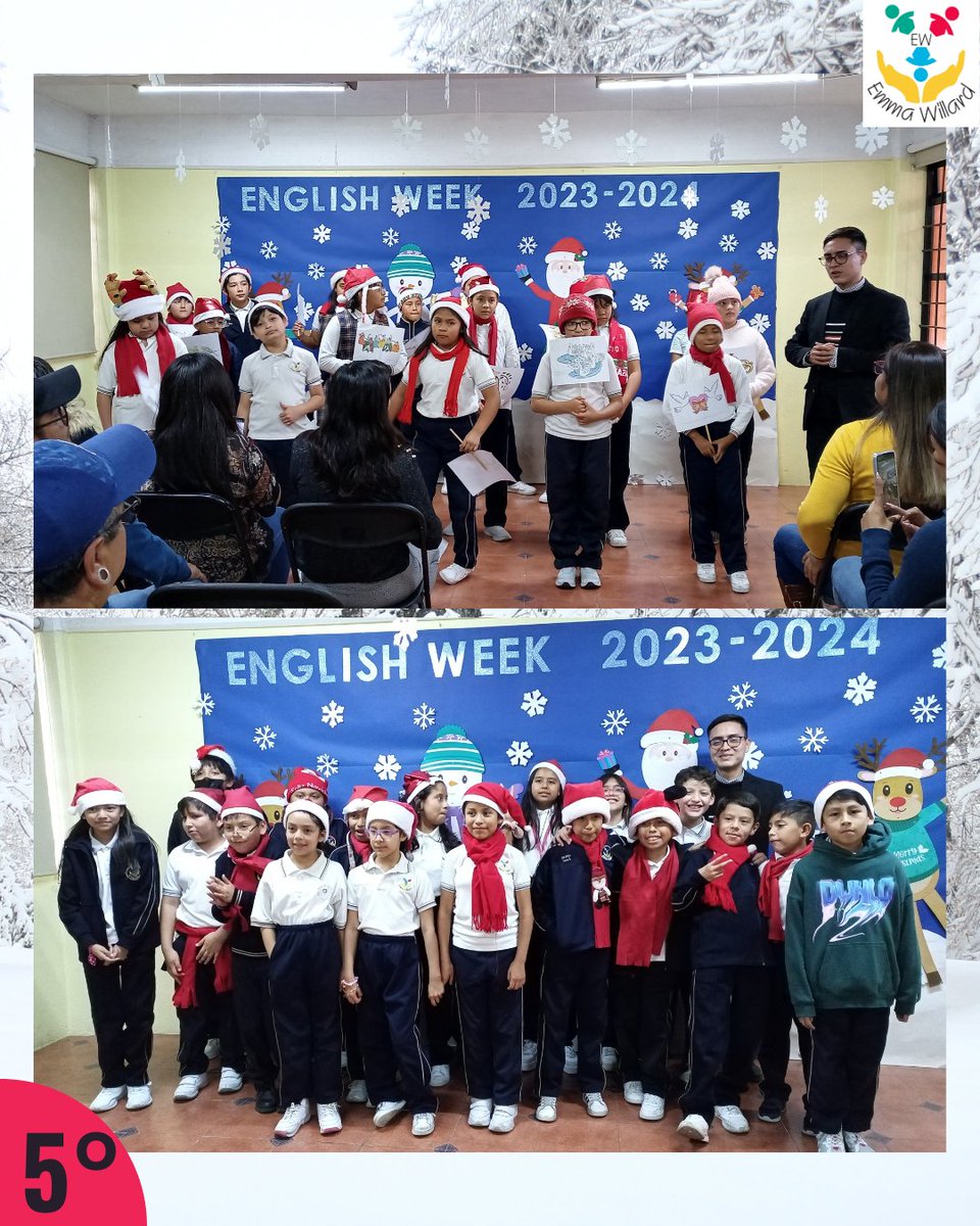 #clasesdeinglés #inglésdivertido Les compartimos algunas fotos del #englishweek de los grupos de 5° y 1° de #primaria. Con estas fotos, concluímos una divertida semana llena de cantos y juegos entre nuestros alumnos y sus papás. #navidad. #ceew