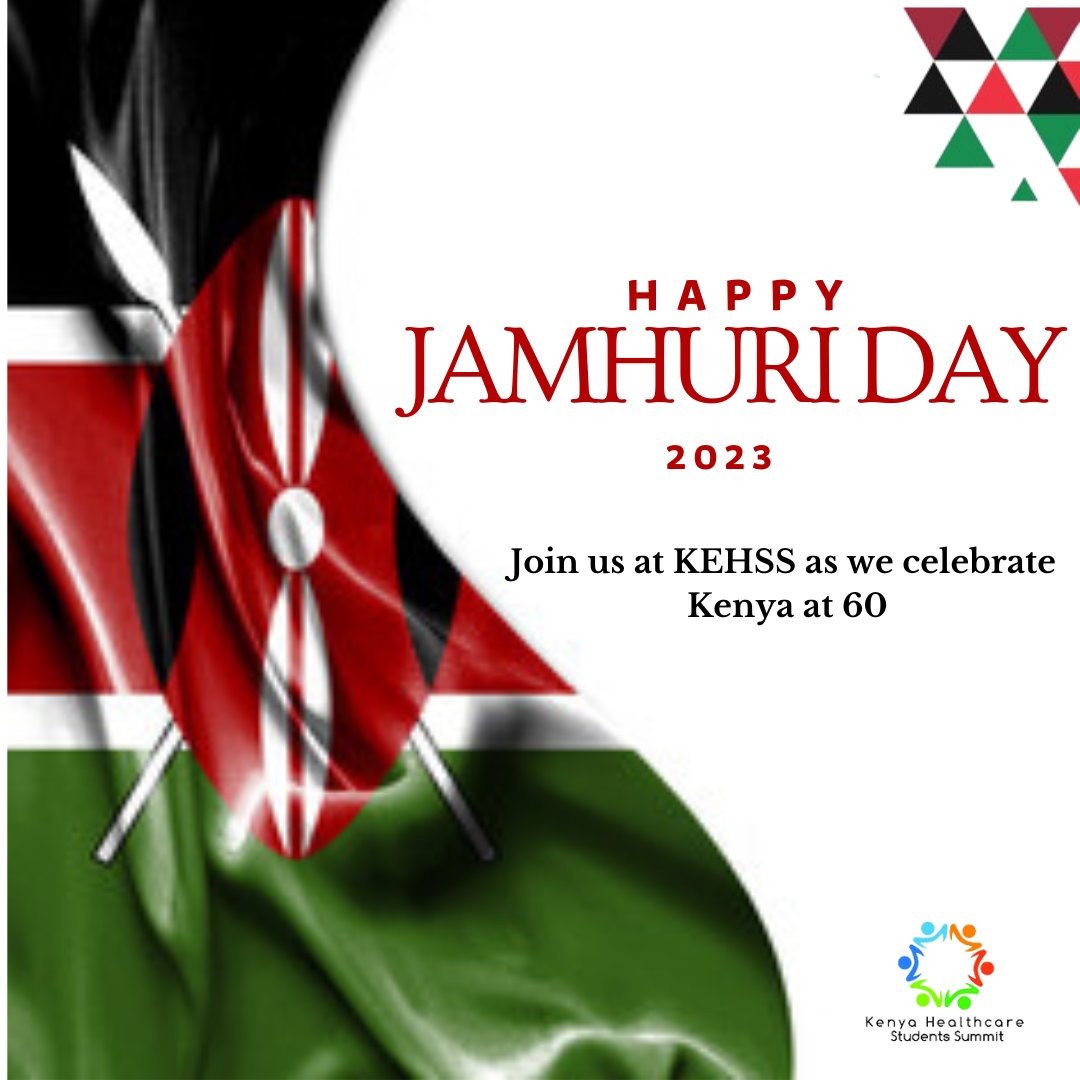 🇰🇪Happy Jamhuri Day ⭐Kenya at 60⭐ On this day, we celebrate Kenya's Independence, gained on 12th December 1963, and our able leaders that helped us achieve it. Join us at KEHSS as we celebrate 6️⃣0️⃣ years of independence.🇰🇪 #JamhuriDay #KenyaAt60 #kehss