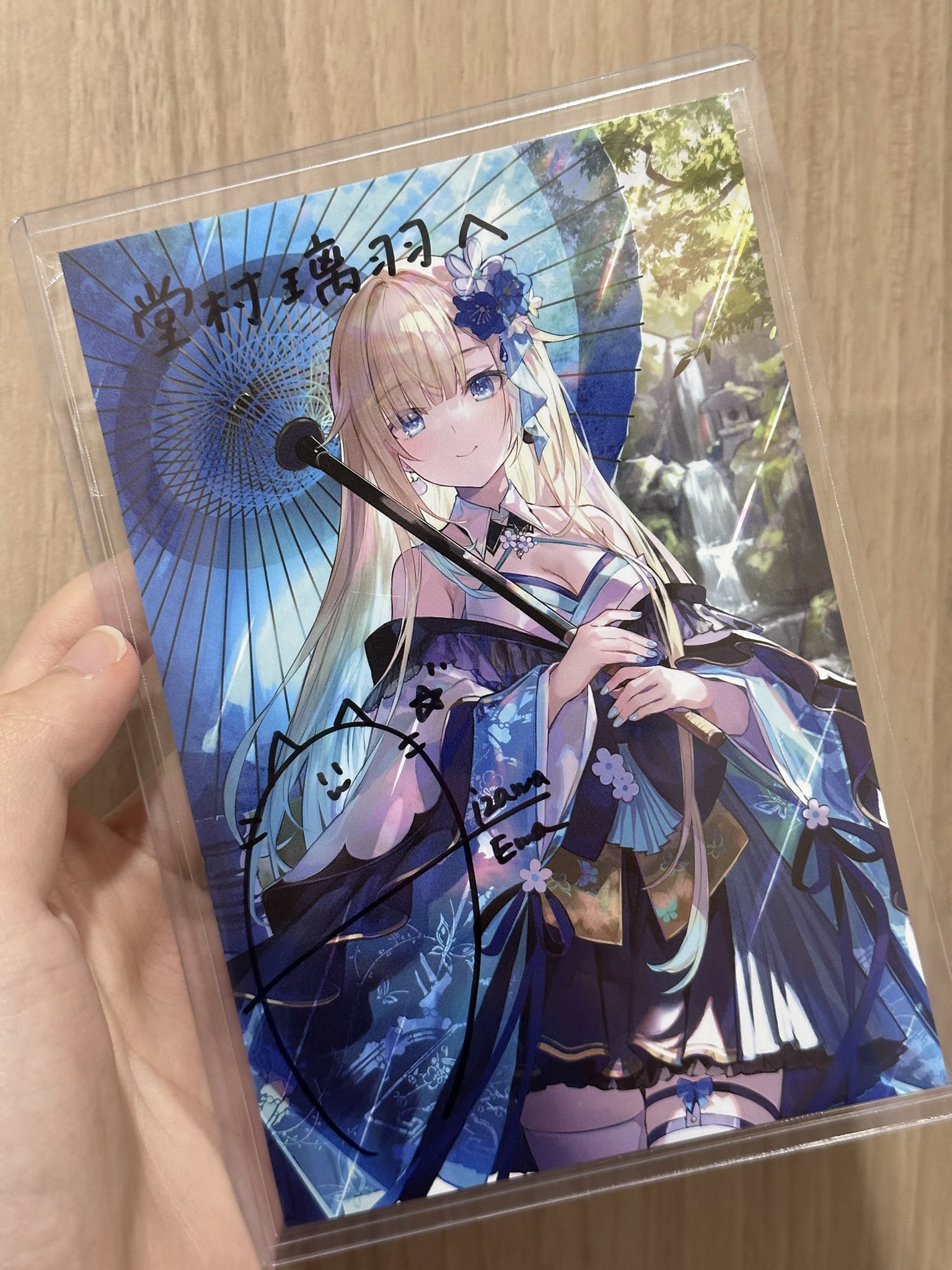 藍沢エマ　ポストカード ぶいすぽっ！【公式】 on X: 