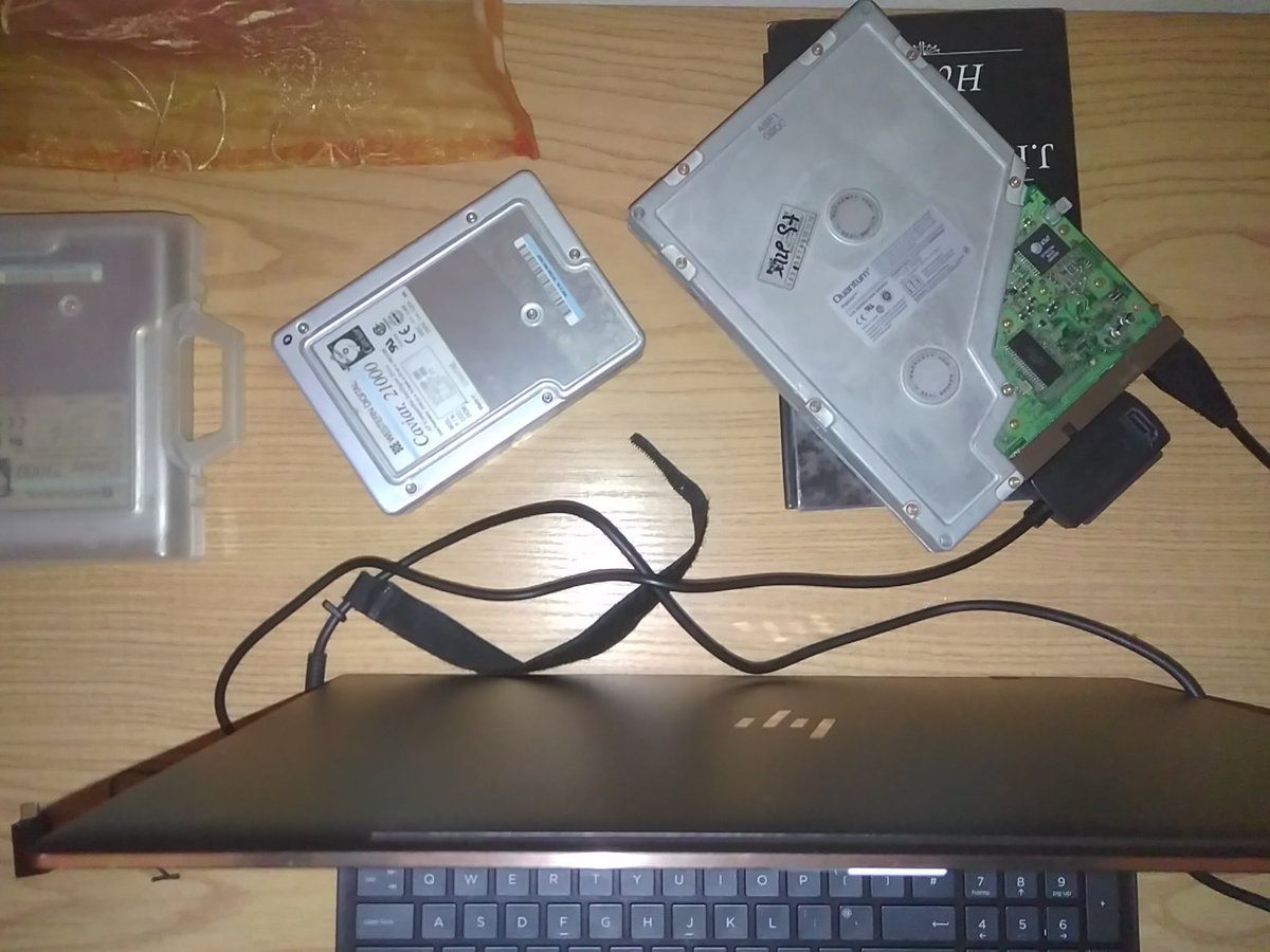 A somewhat haphazard data recovery attempt...