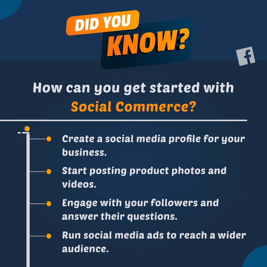 Did you know how to kickstart your business through social commerce?

From crafting a standout social profile to engaging with your audience – we've got your roadmap to success.

#SocialCommerce #BusinessGrowth #GeneralAwareness #ECommerceTips #OnlineBusiness #MarketingStrategy
