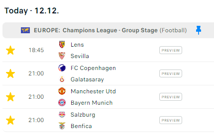 🔥4 Partidos de #ChampionsLeague 

El Lens vs Sevilla solo enviaremos por: 

·MD a todos los RT🔄 

·Grupo de telegram t.me/yellowcardIA

No te quedes fuera🤖