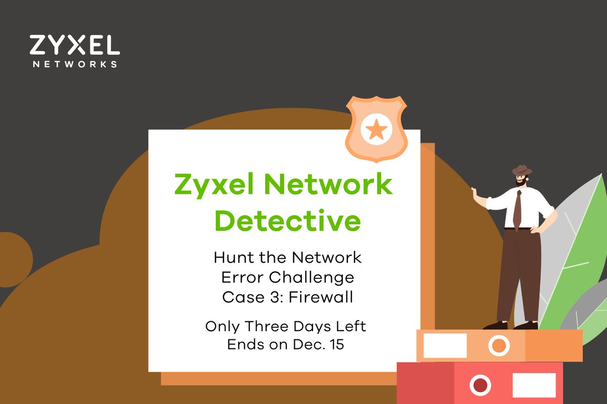 zyxel's tweet image. Hi networking pros! Have you jumped into the Case 3 &apos;Firewall’ challenge yet? 

Join the hunt now: shorturl.at/swxB2
Discussion area: shorturl.at/girC7

#ZyxelDetective #EducationCenter #Networ #Firewall