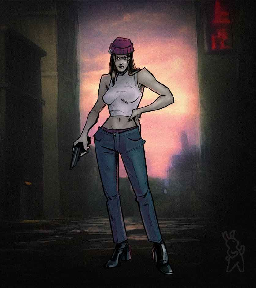 kroduction's tweet image. brujah girl
.
.
#vtmb