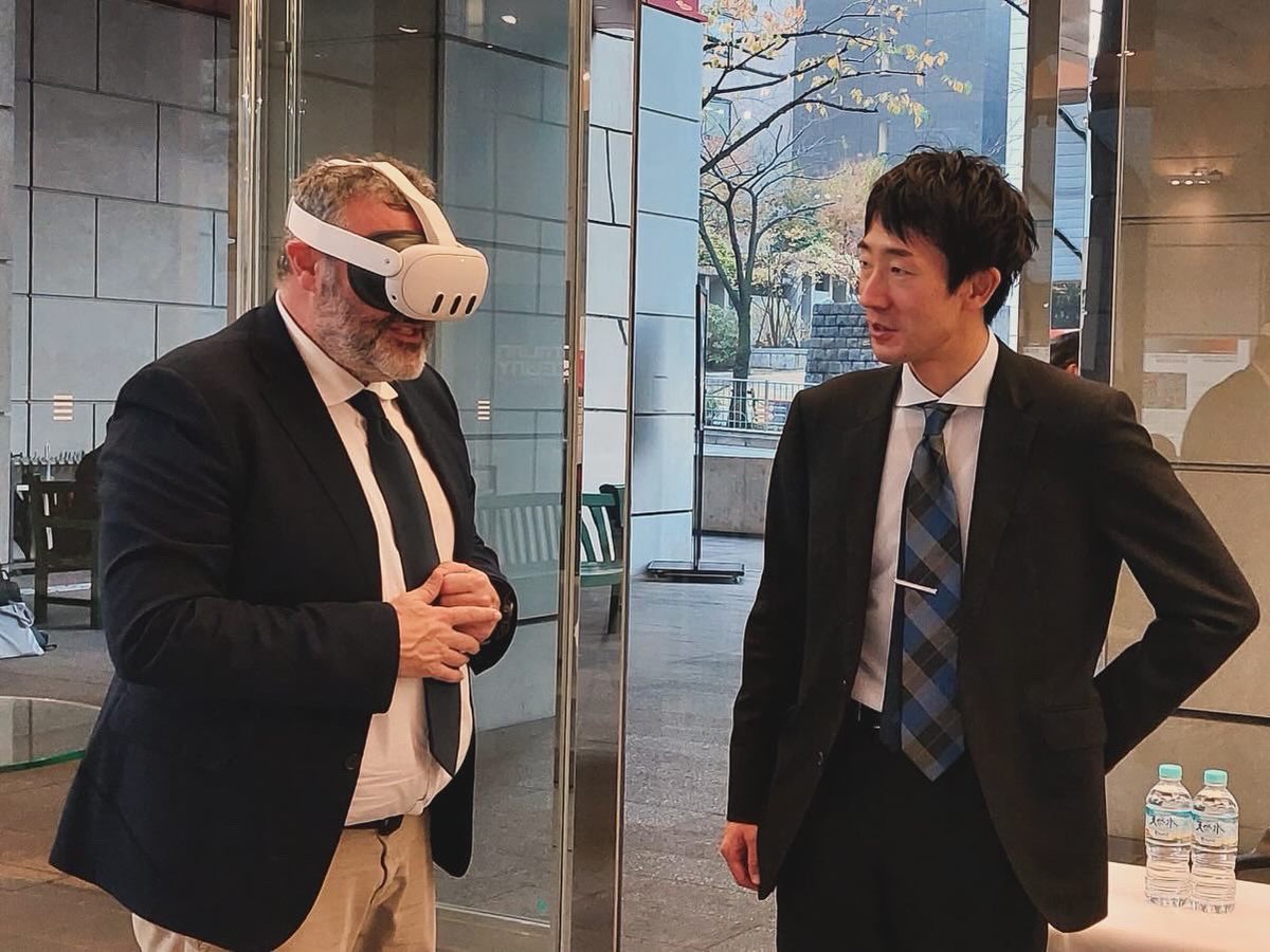 During The Italian #Spaceday at #istitutoitalianodiculturatokyo weAR showed #extendedreality #metaverse #digitaltwin for #spacetech 
Italian delegation was presented by Italian Minister of Enterprise Italy Sen. <a href="/adolfo_urso/">Adolfo Urso</a> to <a href="/JAXA_jp/">JAXA（宇宙航空研究開発機構）</a> thanks to <a href="/Arter_ER/">ART-ER</a> <a href="/ItalyinJPN/">Italy in Japan</a>
