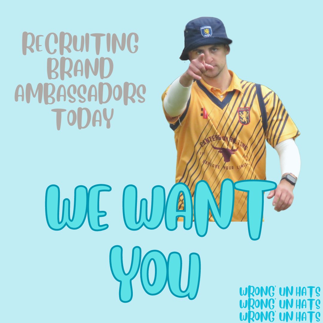We’re officially on the hunt for Wrong’Un Brand Ambassadors 🧢

If you share our love for sport and the outdoors and would like to help share our products with us, please drop us a message or find more information on our website!  

#wrongunhats #buckethats #custom