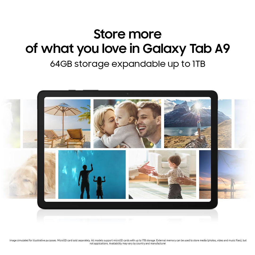 The new #GalaxyTabA9 has got all the room you need, and more for you to fill with the thing you love and the memories you’ll cherish!

#Samsung