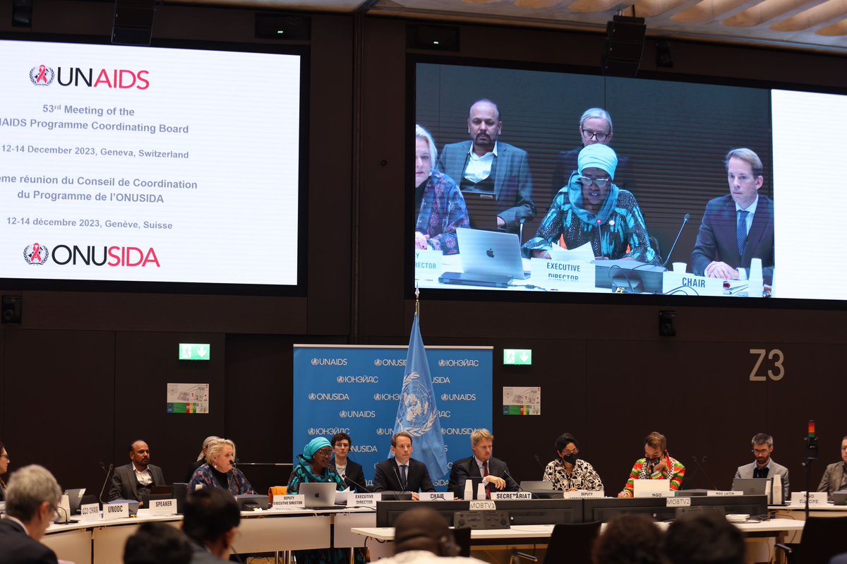 'Our responsibility to affected people will remain until there’s a cure or a vaccine, but we will be able to shift from an emergency response to sustaining access to medicines, HIV prevention and human rights for people to thrive.' @Winnie_Byanyima #PCB53