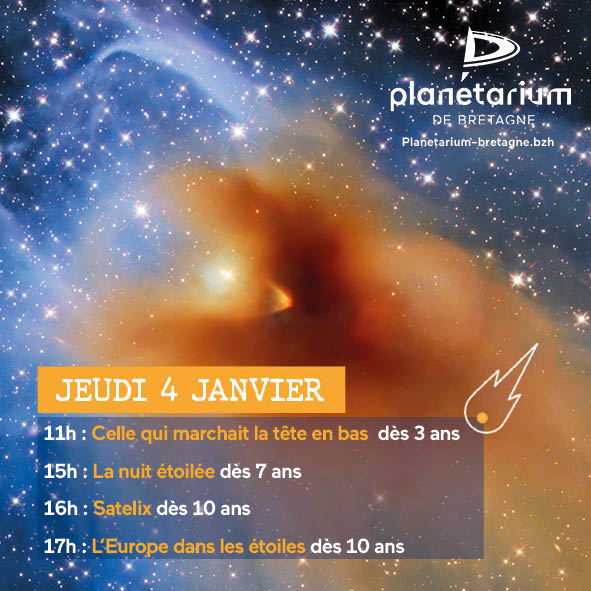 [AU PROGRAMME CE JEUDI]
Il y en a pour tous les goûts, vous trouverez forcément votre bonheur au Planétarium ! 🤩🌠🚀
📷 crédit : NASA
#auprogramme #vacancesdenoel #spectacles #planetarium