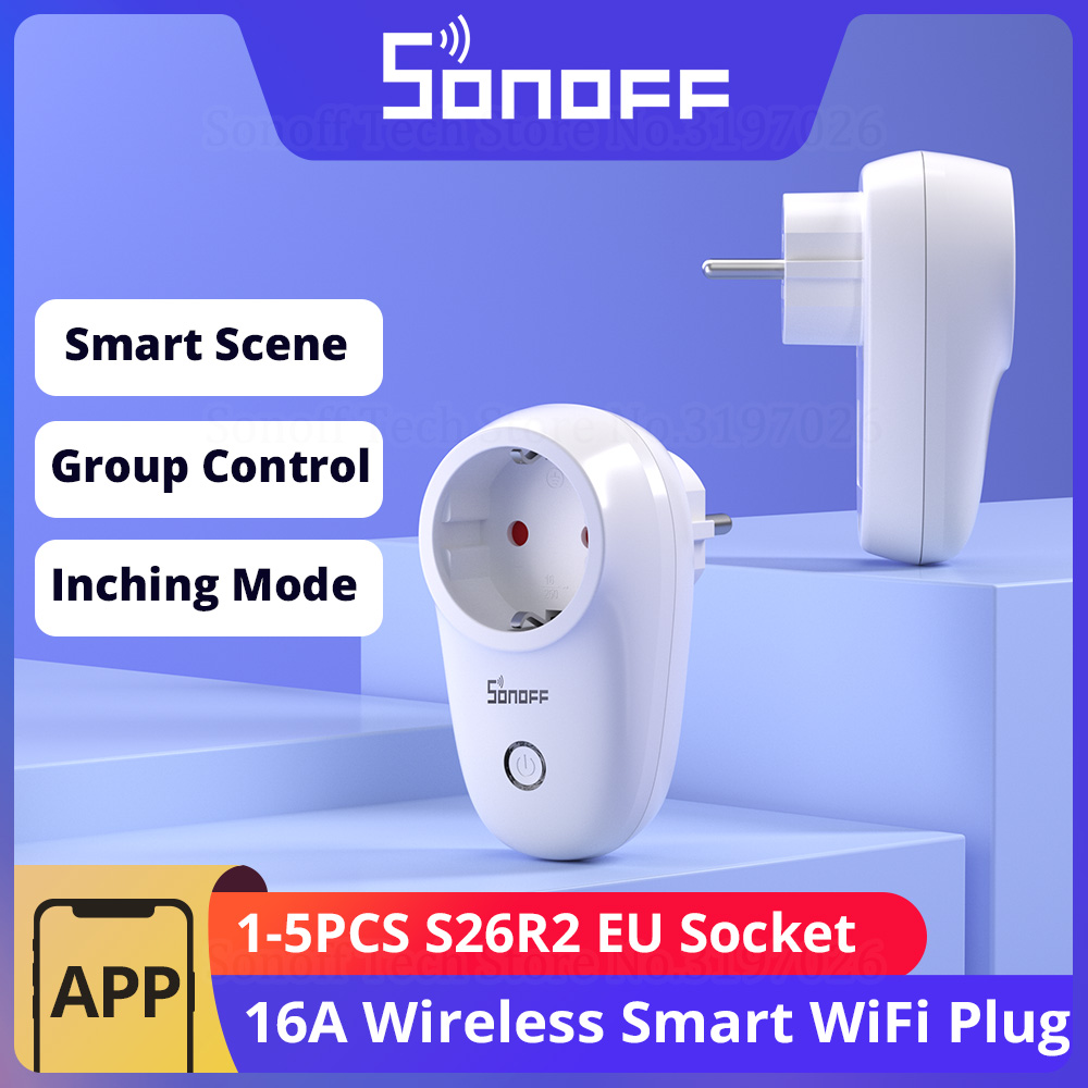 TechSonoff's tweet image. SONOFF S26R2 EU 16A Smart WiFi Plug~~~

❤️Remote Control
❤️Smart Scene
❤️Group Control
❤️Voice Control
❤️Inching Mode

Click to purchase: bit.ly/EUPlug

#sonofftechstore #sonoff #smartplug #plug #socket #outlet #smartswitch #alexa #alice #google