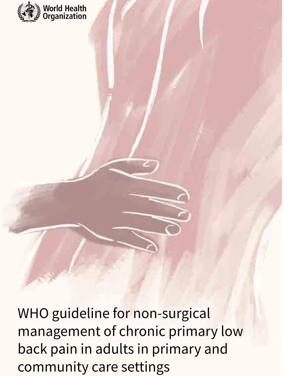 What works to treat chronic #LowBackPain, a leading cause of disability globally? 🤔 PD Dr. Cesar Hincapié’s @uzh_EBPI @derbalgrist MSK Epidemiology 🤓 Group contributed to the new @WHO 🌍 guideline for nonsurgical management in primary care. @UZH_en shorturl.at/puG57