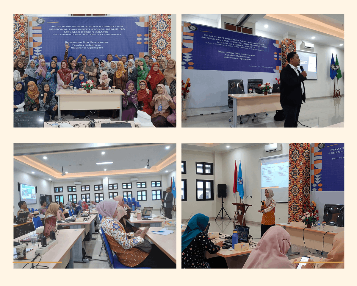 nursing_undip's tweet photo. 2/2. Narasumber pelatihan adalah Dr. Muhamad Sulhan, S.IP., https://t.co/dmnKrQTDtM. dari Departemen Ilmu Komunikasi FISIP UGM, Nur Rohman, https://t.co/vBkNweXkze., M.Kom dari Fakultas Ilmu Komputer Udinus, dan Widya Oktarina, S.Pd., M.P.W.K. dari BTP Kelas I Semarang. https://t.co/4zBI5vMT4T