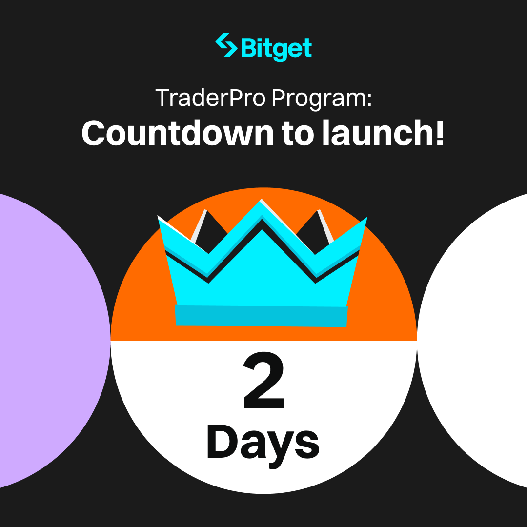 bitget's tweet photo. TraderPro Program launches on Dec 14, 12:00 (UTC)!
β
Zero entry fees
β
10,000 $USDT in rewards
β
Double your earnings
β° Launch countdown: 2β£ Days
Learn more: https://t.co/4h6dazNgz6
#FuturesCopyTrading #SpotCopyTrading https://t.co/hPjAzlhjs1