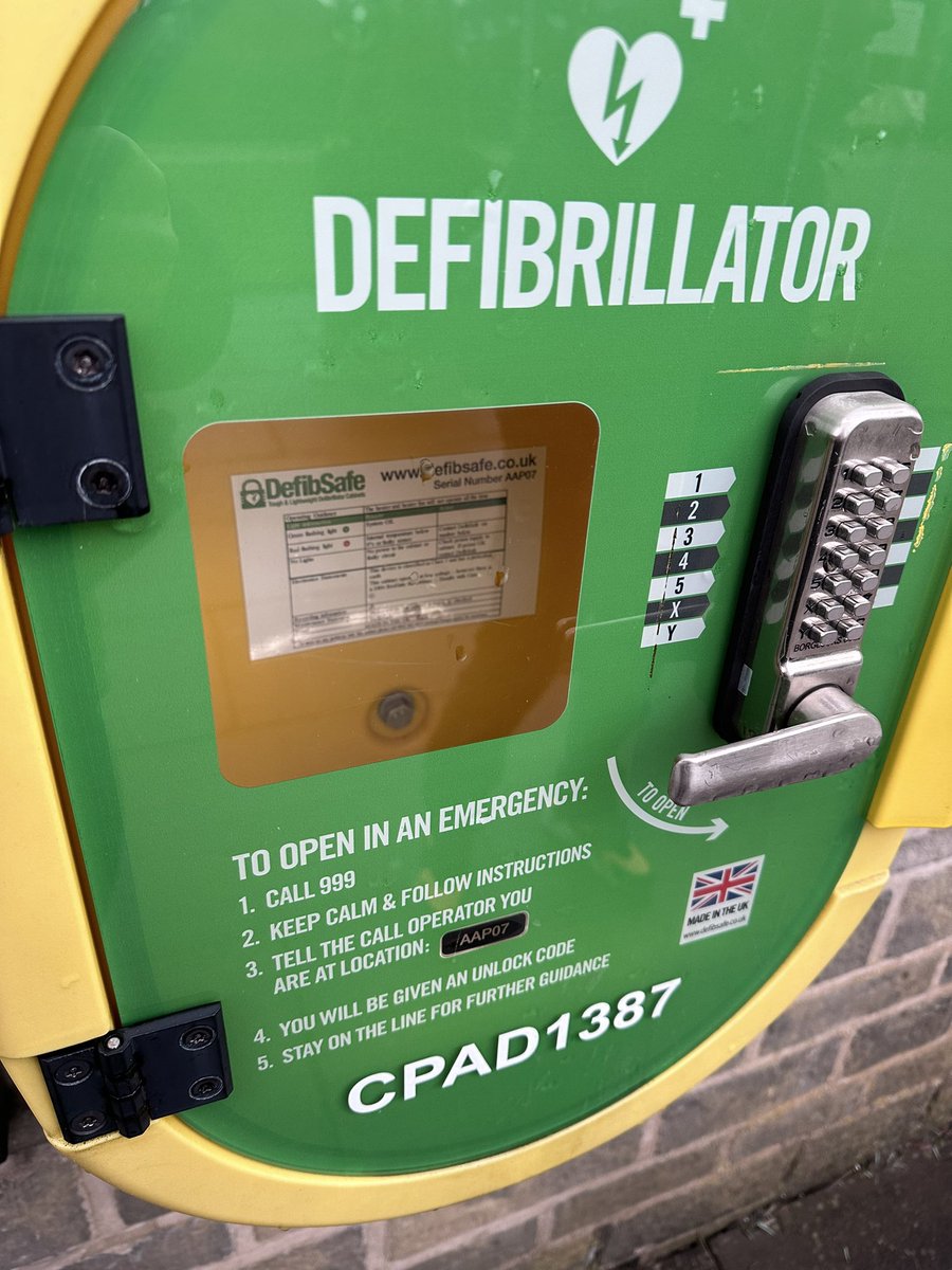tonynixon's tweet photo. Hi @WhitworthTC - looks like the Defibrillator has been removed from #theashcroft - can it be replaced asap? https://t.co/YsV0SWZsuk