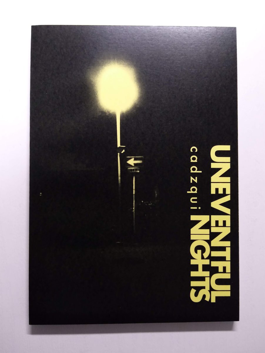 スミダカズキさんの写真集『UNEVENTFUL NIGHTS』(2023)を頂きました。バキバキのコントラストがいい。