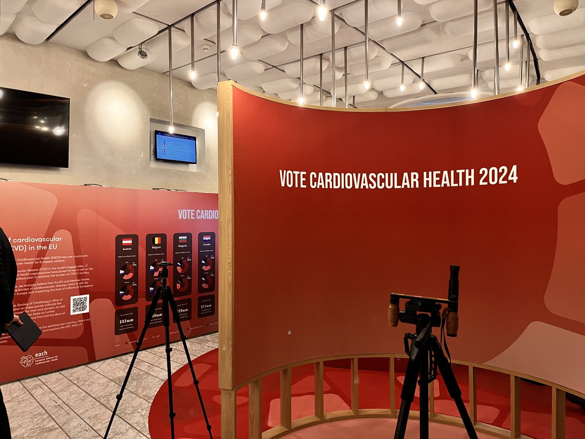 We are in Strasbourg! Cardiovascular disease is the leading cause of death in Europe and beyond. Stop by our exhibit, near the Swan Bar, for a chat on how we can improve cardiovascular health across the continent. 📜: bit.ly/3Runj69 #VoteHealth2024